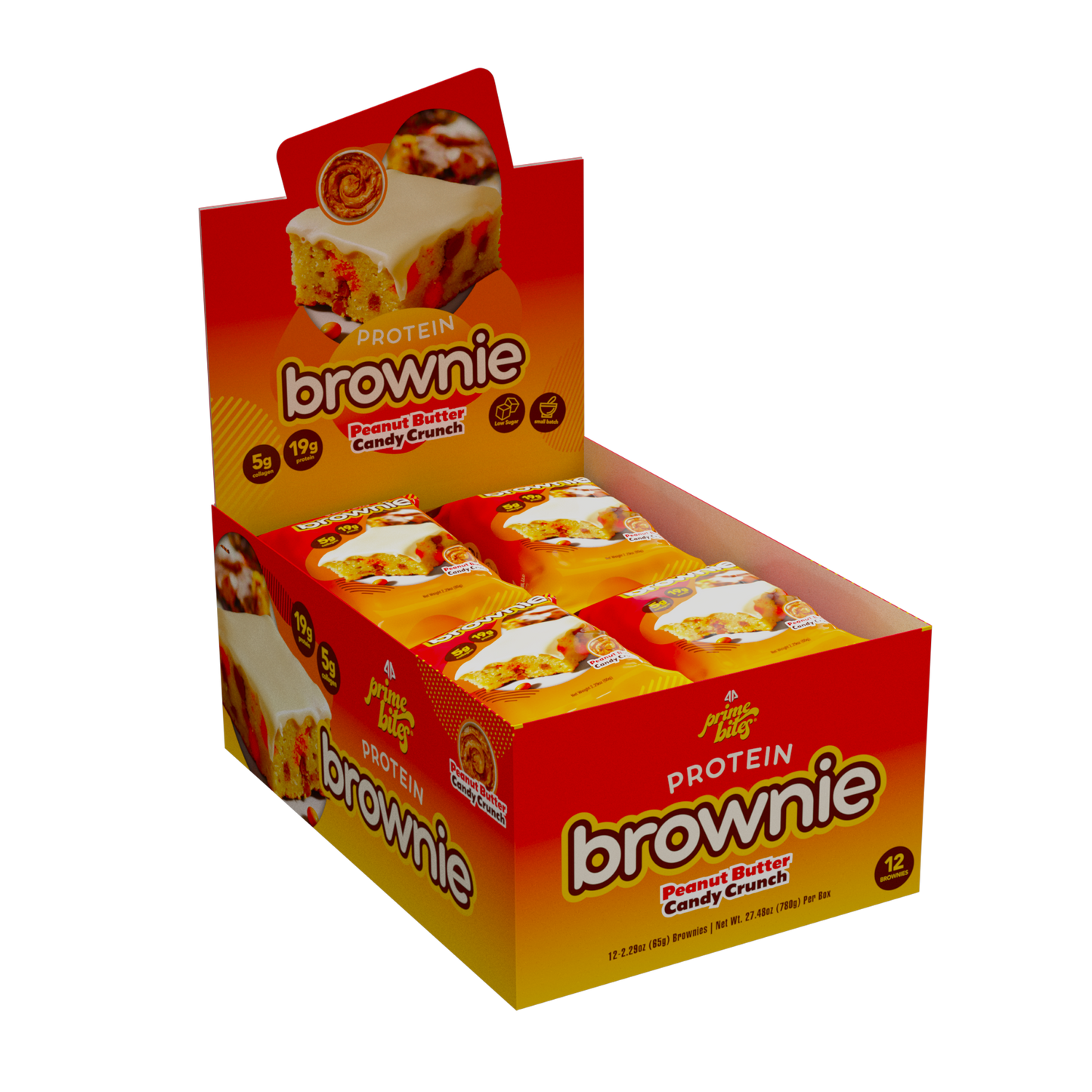 AP Regimen Protein Brownie 12ct Peanut Butter Candy Crunch.