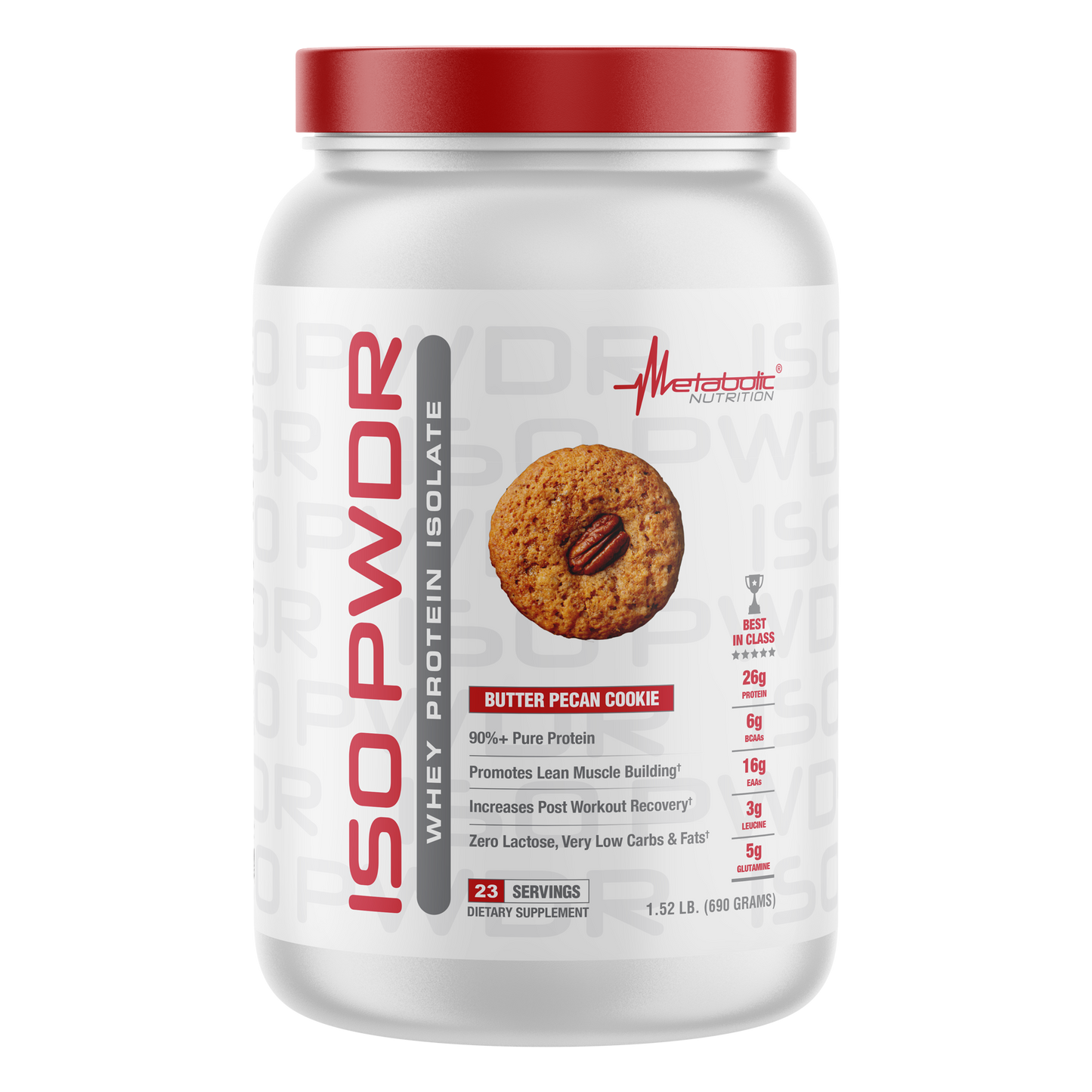 Metabolic Nutrition ISO PWDR 1.52 LB - BUTTER PECAN COOKIE