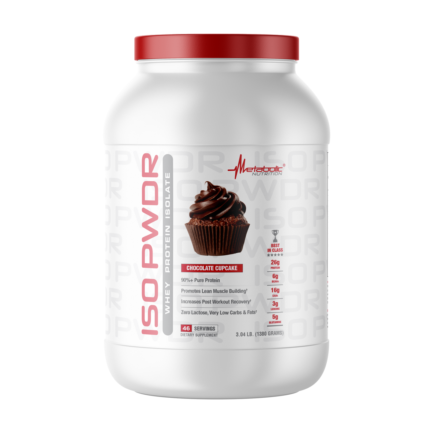 Metabolic Nutrition ISO PWDR 3.04 LB - CHOCOLATE CUPCAKE