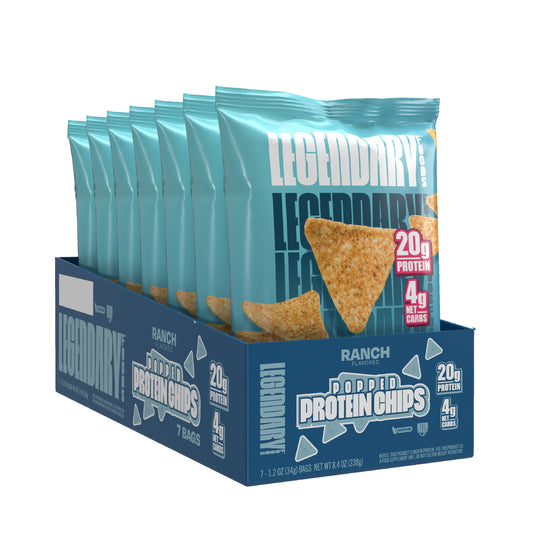 Legendary Foods Popped Protein Chips 7ct Ranch