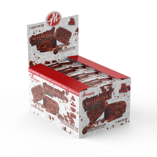Metabolic Nutrition CRUMBLY PROTEIN BAR - DOUBLE CHOCOLATE CHIP / 12 BARS