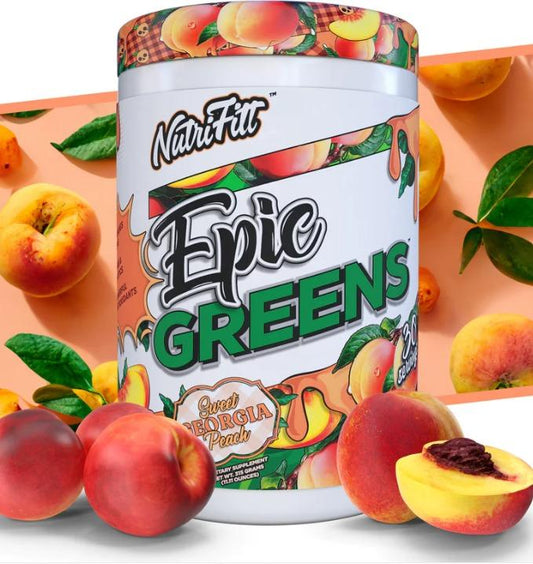 NutriFitt Epic Greens 30 serv - Georgia Sweet Peach