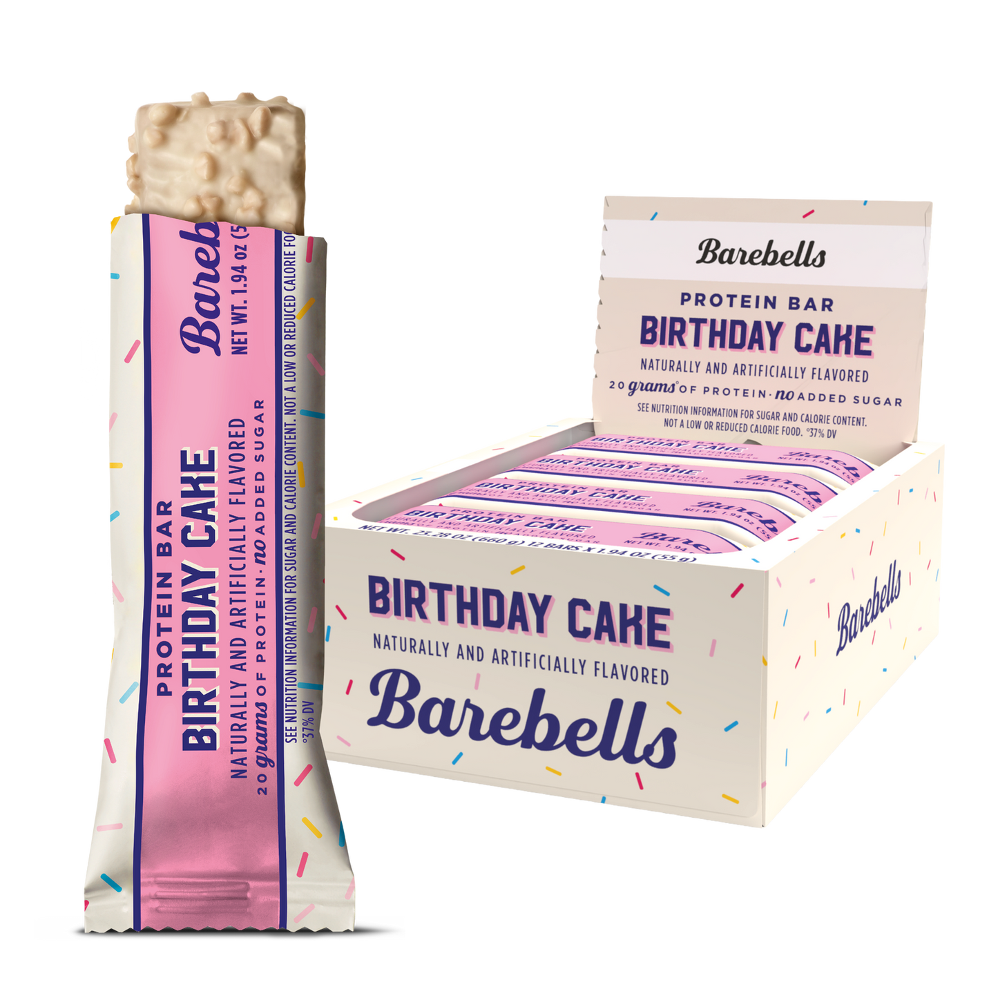 Barebell Bars 12ct Birthday Cake