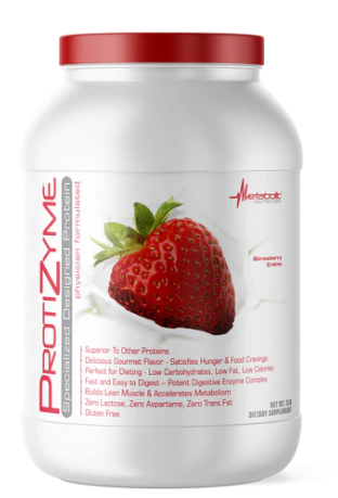 Metabolic Nutrition Protizyme 2lb Strawberry Creme