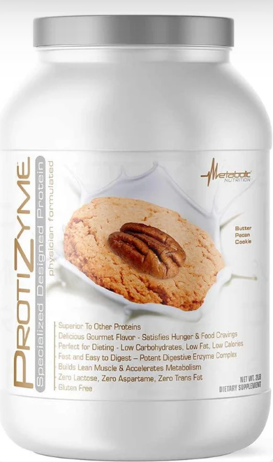 Metabolic Nutrition Protizyme 2lb Butter Pecan Cookie