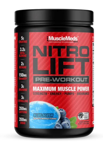 MuscleMeds NitroLift 40/20serv Blue Slush