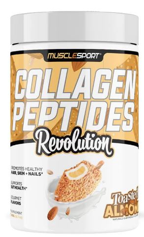 MuscleSport COLLAGEN PEPTIDES TOASTED ALMOND 360GM