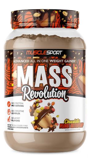 MuscleSport MASS REVOLUTION 3.2lb CHOCOLATE PEANUT BUTTER CHIP