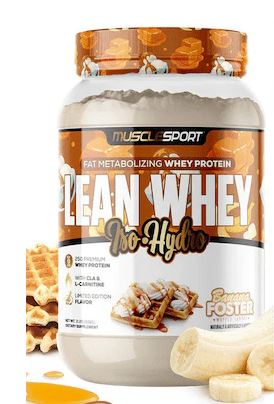 MuscleSport LEAN WHEY ISO HYDRO Revolution 2LB Banana Foster