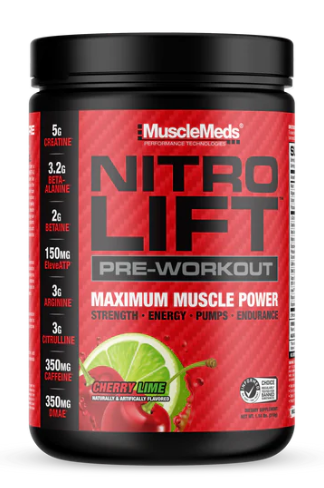 MuscleMeds NitroLift 40/20serv Cherry Lime