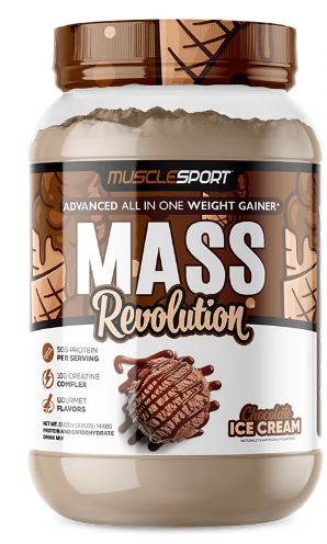 MuscleSport MASS REVOLUTION 3.2lb Chocolate Ice Cream