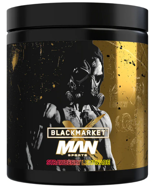 Black Market X MAN Sports Preworkout 40serv Strawberry Lemonade