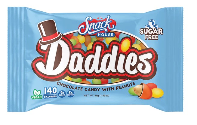 Snack House Daddies 12ct Chocolate Peanut Candy