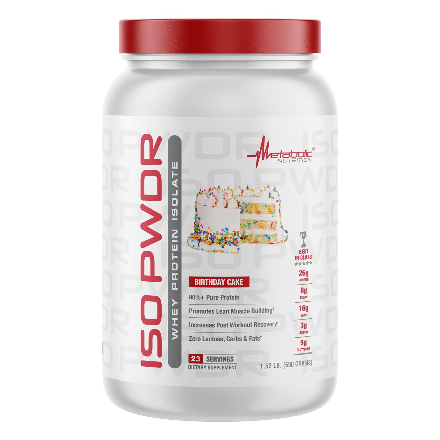 Metabolic Nutrition ISO PWDR 1.52 LB - BIRTHDAY CAKE