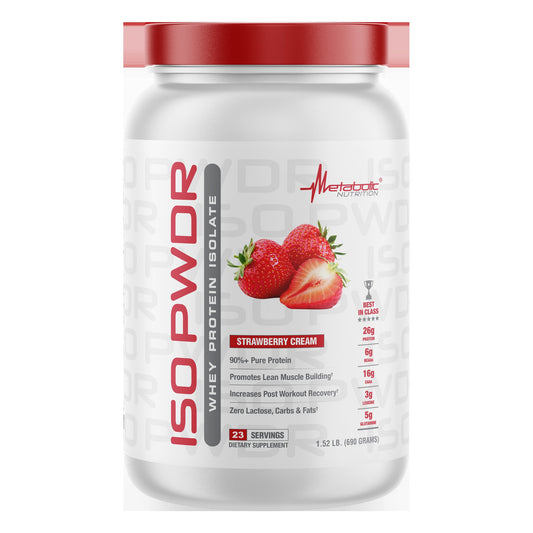 Metabolic Nutrition ISO PWDR 1.52 LB - STRAWBERRY CREAM
