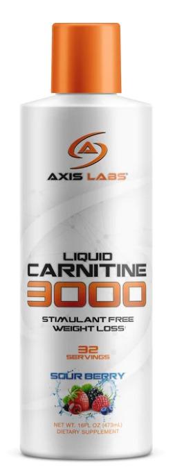 Axis Labs Liquid Carnitine 3000 Sour Berry