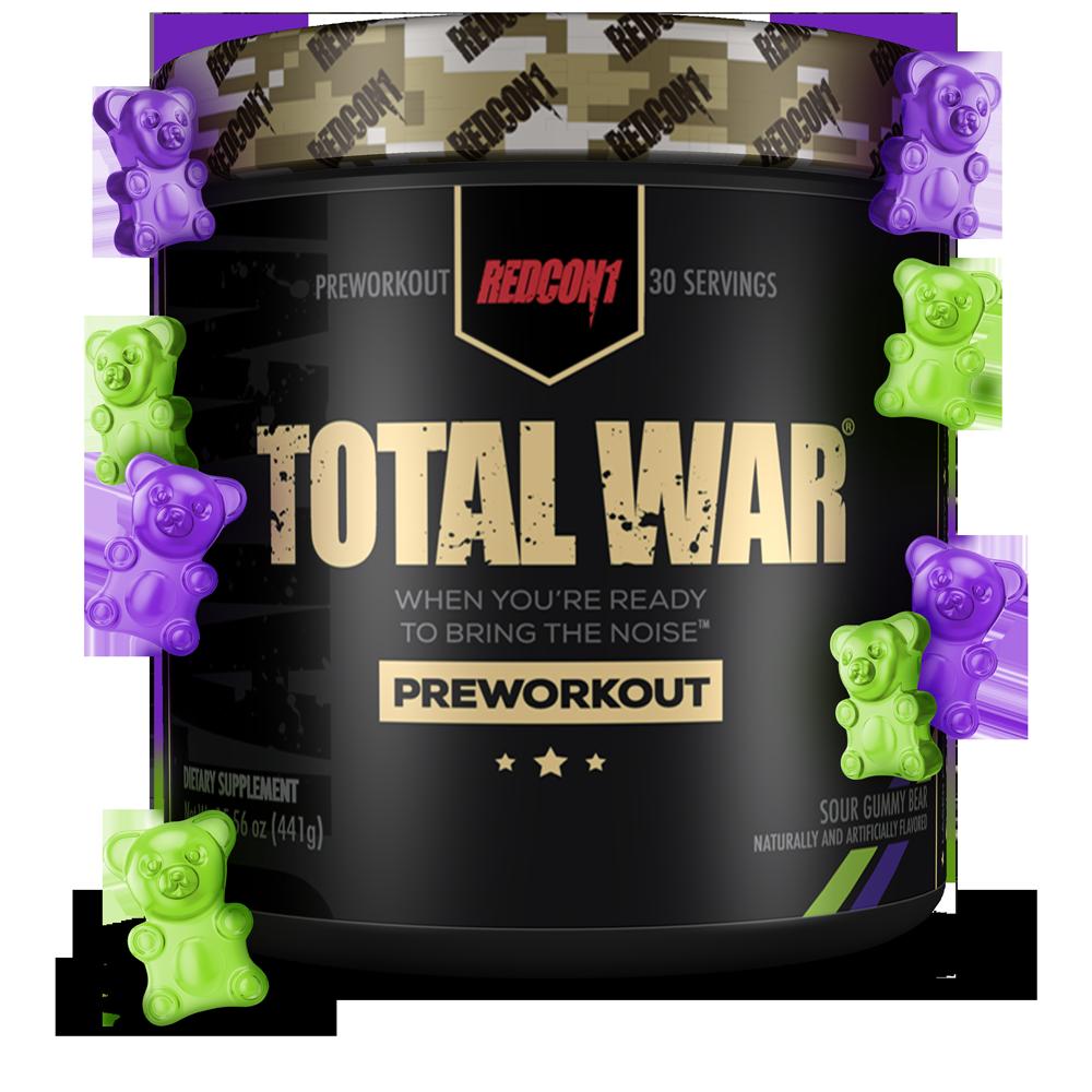 REDCON1 TOTAL WAR 15.56 oz Sour Gummy Bear