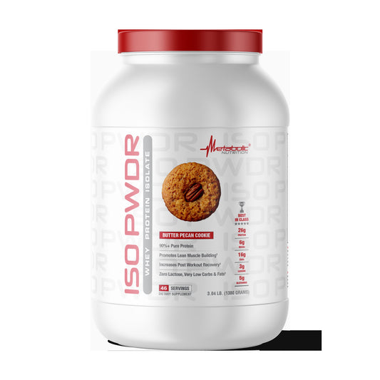 Metabolic Nutrition ISO PWDR 3.04 LB - BUTTER PECAN COOKIE