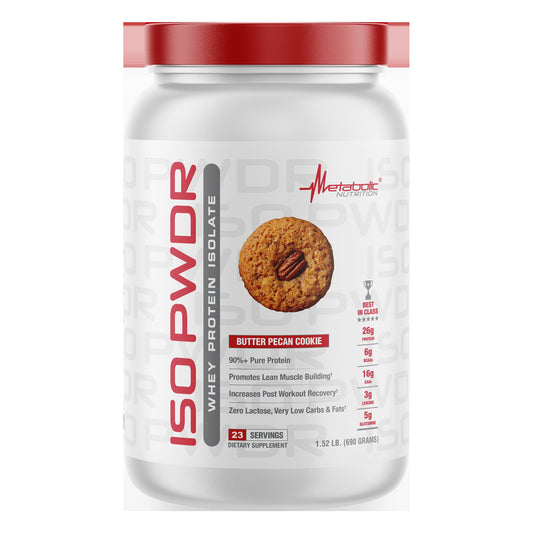 Metabolic Nutrition ISO PWDR 1.52 LB - BUTTER PECAN COOKIE