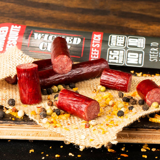 Wicked Cutz Wicked Cutz Smoked Mesquite Beef Sticks (12 Count)