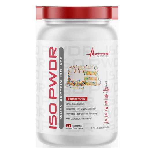 Metabolic Nutrition ISO PWDR 1.52 LB - BIRTHDAY CAKE