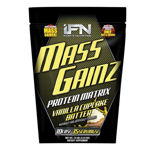 IForce Mass GainZ Vanilla Cupcake Batter 10 lbs