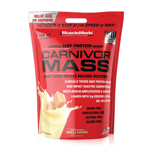 MuscleMeds: Carnivor Mass: 10lb Vanilla Caramel