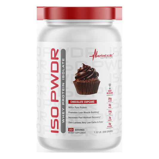 Metabolic Nutrition ISO PWDR 1.52 LB - CHOCOLATE CUPCAKE