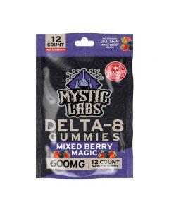 Mystic Labs Delta-8 Gummies MIXED BERRY ** 600mg** 6 bags 12 per bag