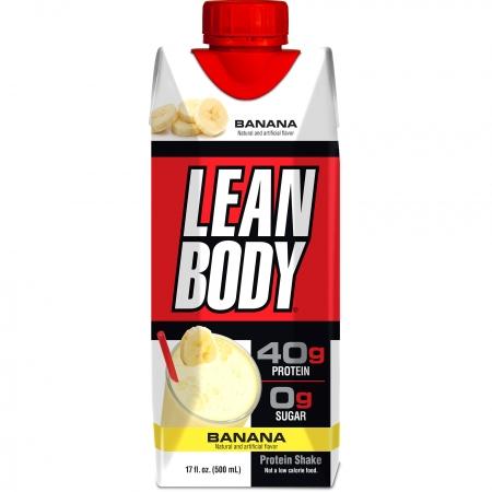 Lean Body RTD Banana 17 oz. Tetra Pak 12bottles