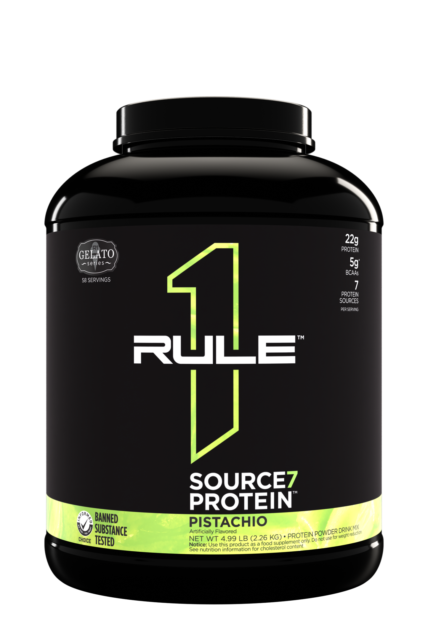 Rule 1 Source7 Protein 5lb Pistachio