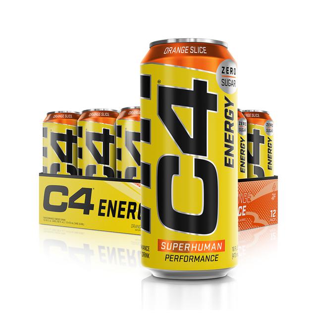 Cellucor C4 Original Carbonated Orange Slice 12 Cans