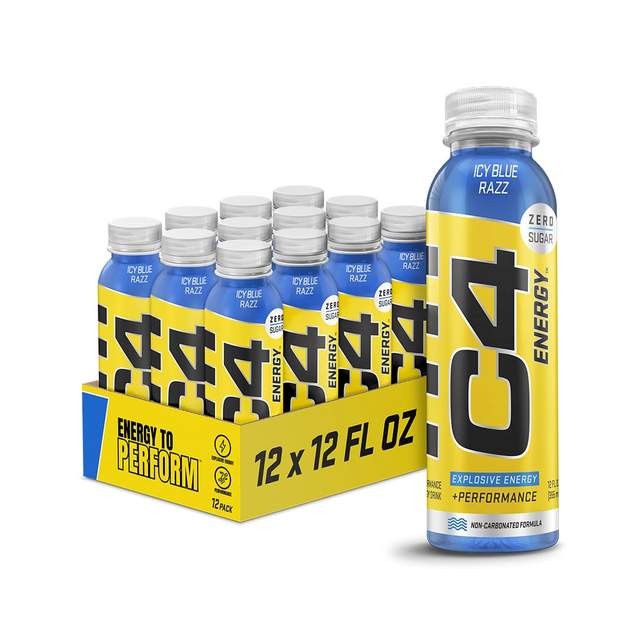 Cellucor C4 On The Go Blue Razz Case 12 bottles