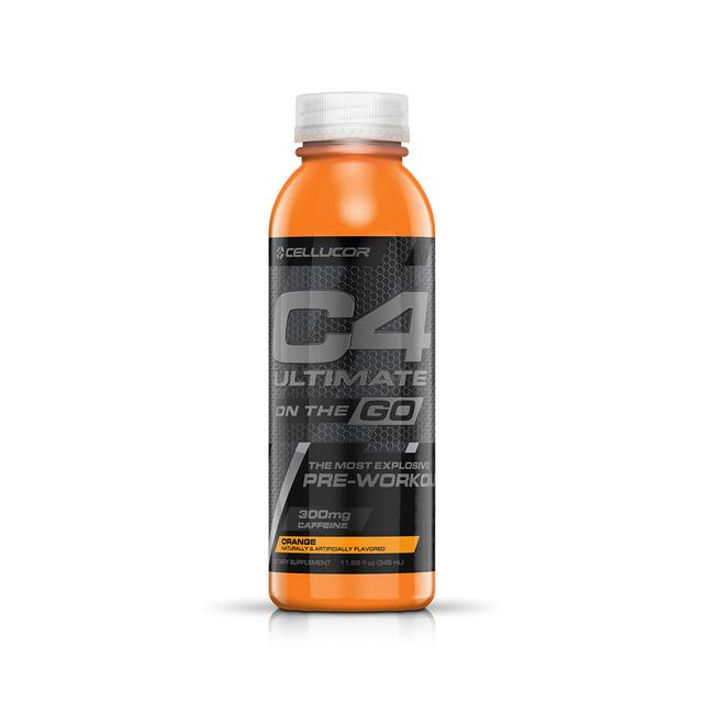 Cellucor C4 Ultimate On The Go Orange Case 12 bottles