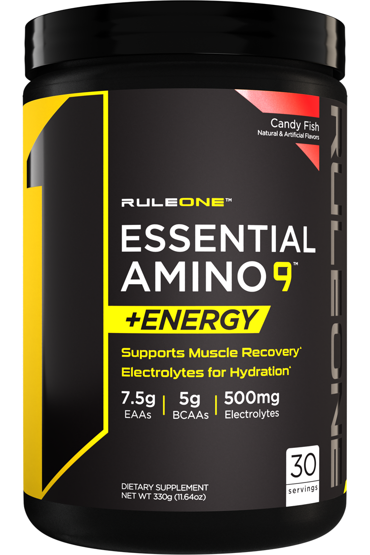 R1 Essential Amino 9 Energy 30 serv Candy Fish