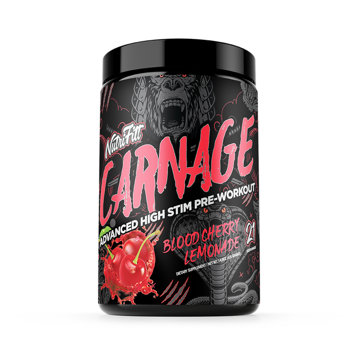 NutriFitt Carnage 21serv - Blood Cherry Lemonade