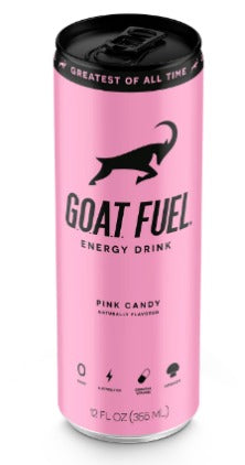 G.O.A.T. Fuel Pink Candy Energy Drink 12oz