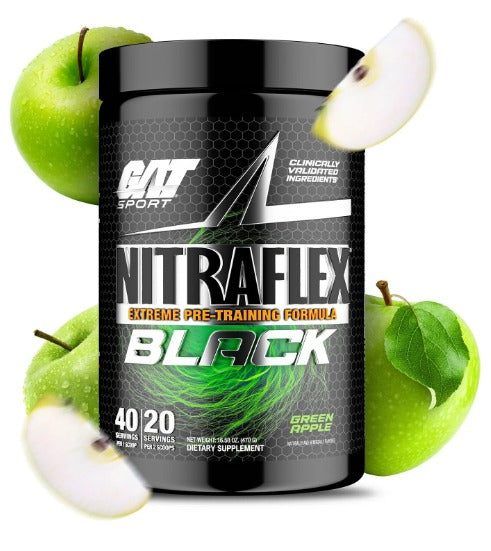 GAT Nitraflex BLACK 40serv Green Apple