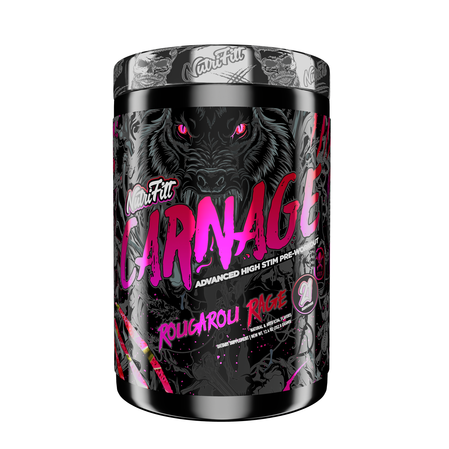 Nutrifitt Carnage 21serv - Rougarou Rage.