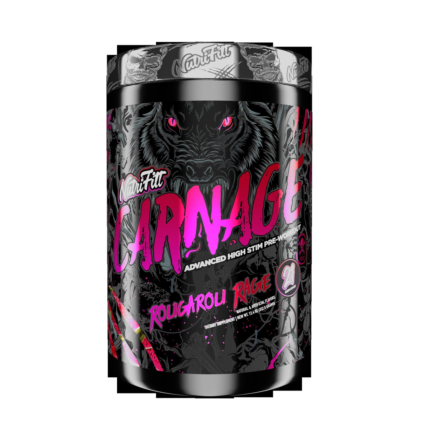 Nutrifitt Carnage 21serv - Rougarou Rage.