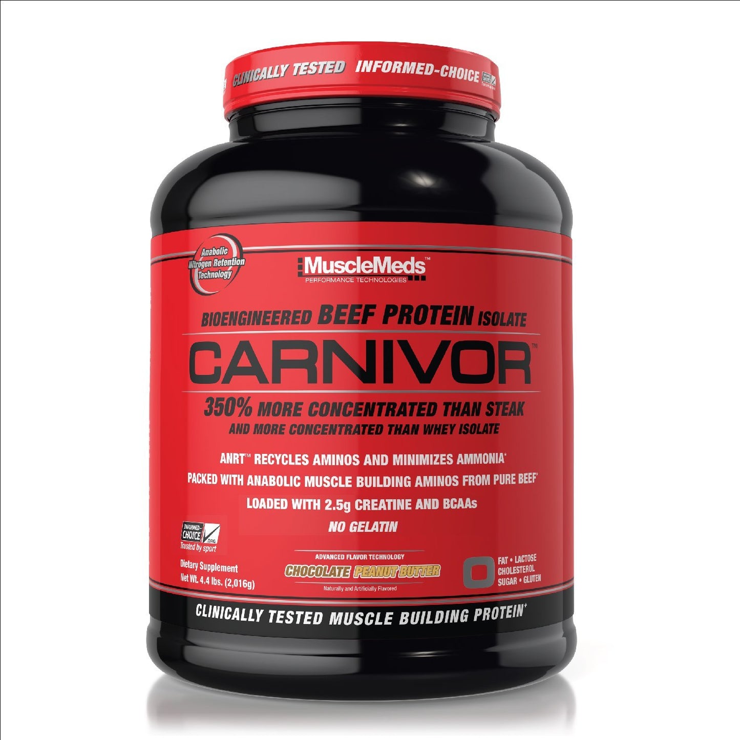 MuscleMeds: Carnivor: 4lb Chocolate Peanut Butter