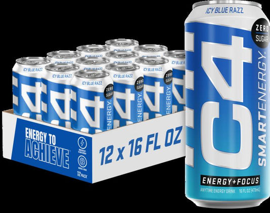 Cellucor C4 Smart Energy Blue Razz 12 Cans