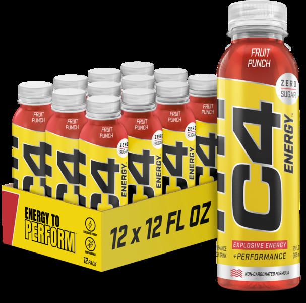 Cellucor C4 On The Go Fruit Punch Case 12 bottles