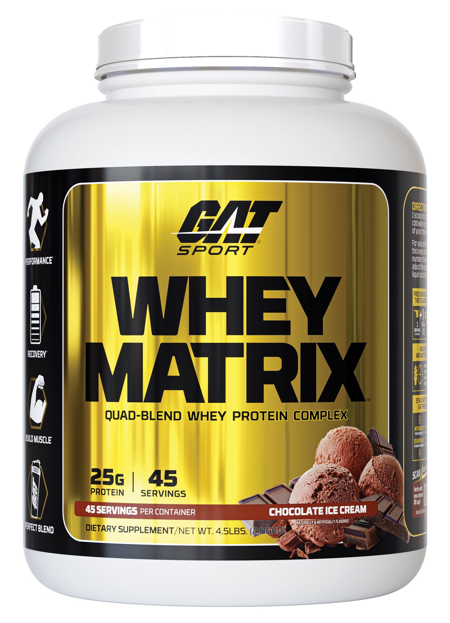 GAT Whey Matrix 4.5lbs - Chocolate