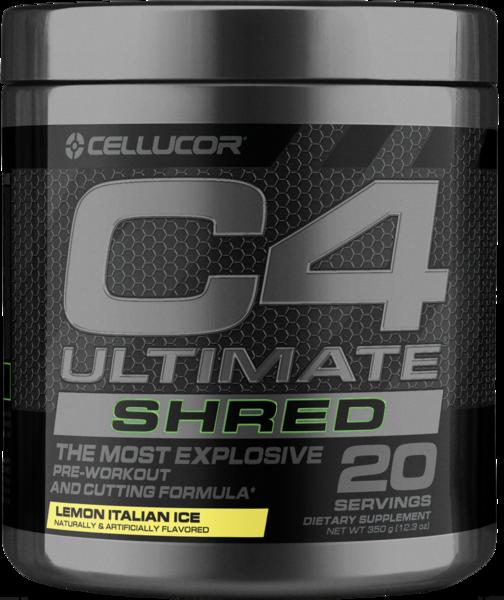 Cellucor C4 Ultimate Shred Lemon Italian Ice 20 serv