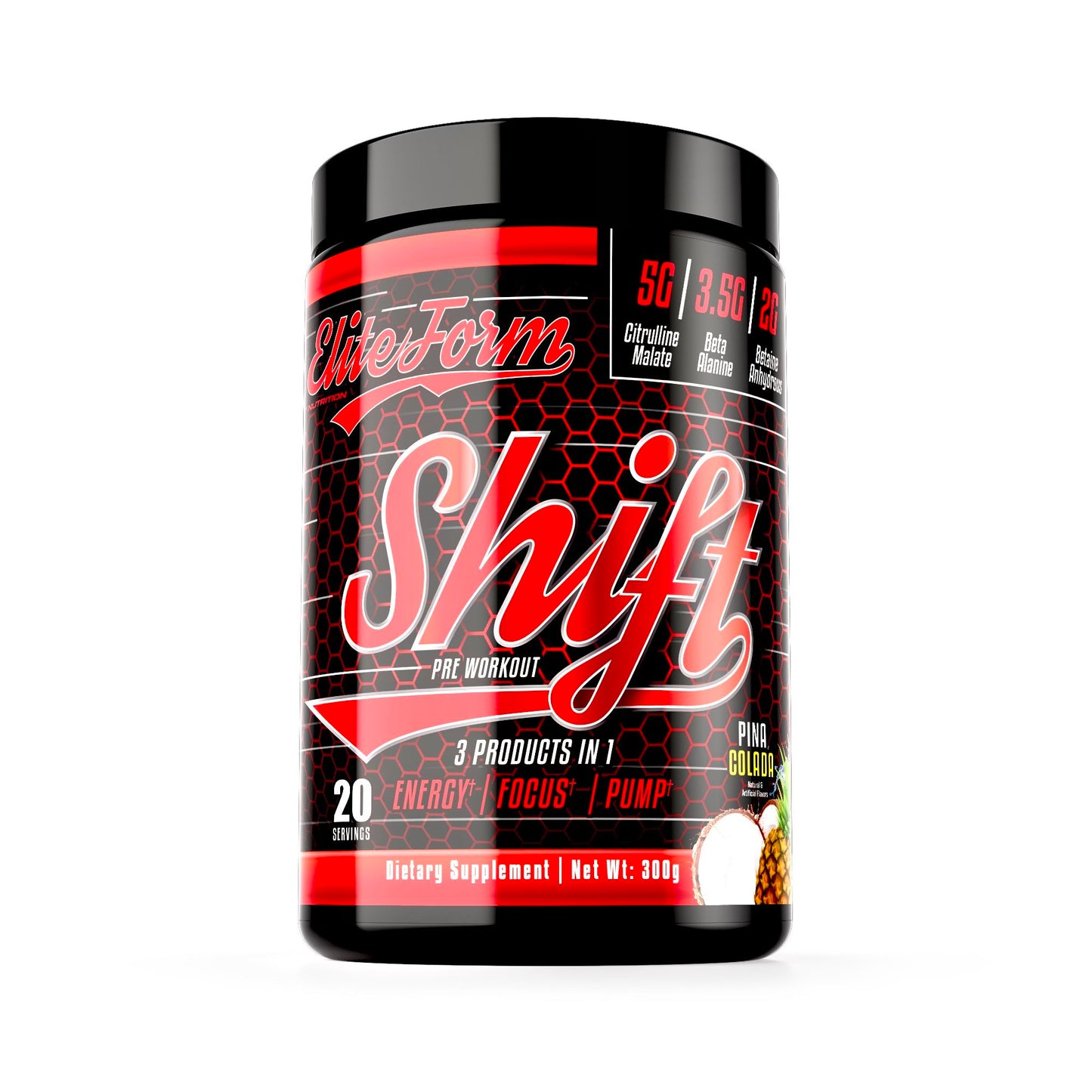 Elite Form Nutrition Pre Shift Cherry Limeade 30 serv