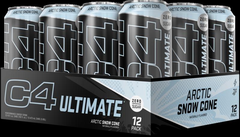 Cellucor C4 Original Carbonated Arctic Snow Cone Case 12 cans