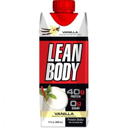 Lean Body RTD Vanilla 17 oz. Tetra Pak 12bottles