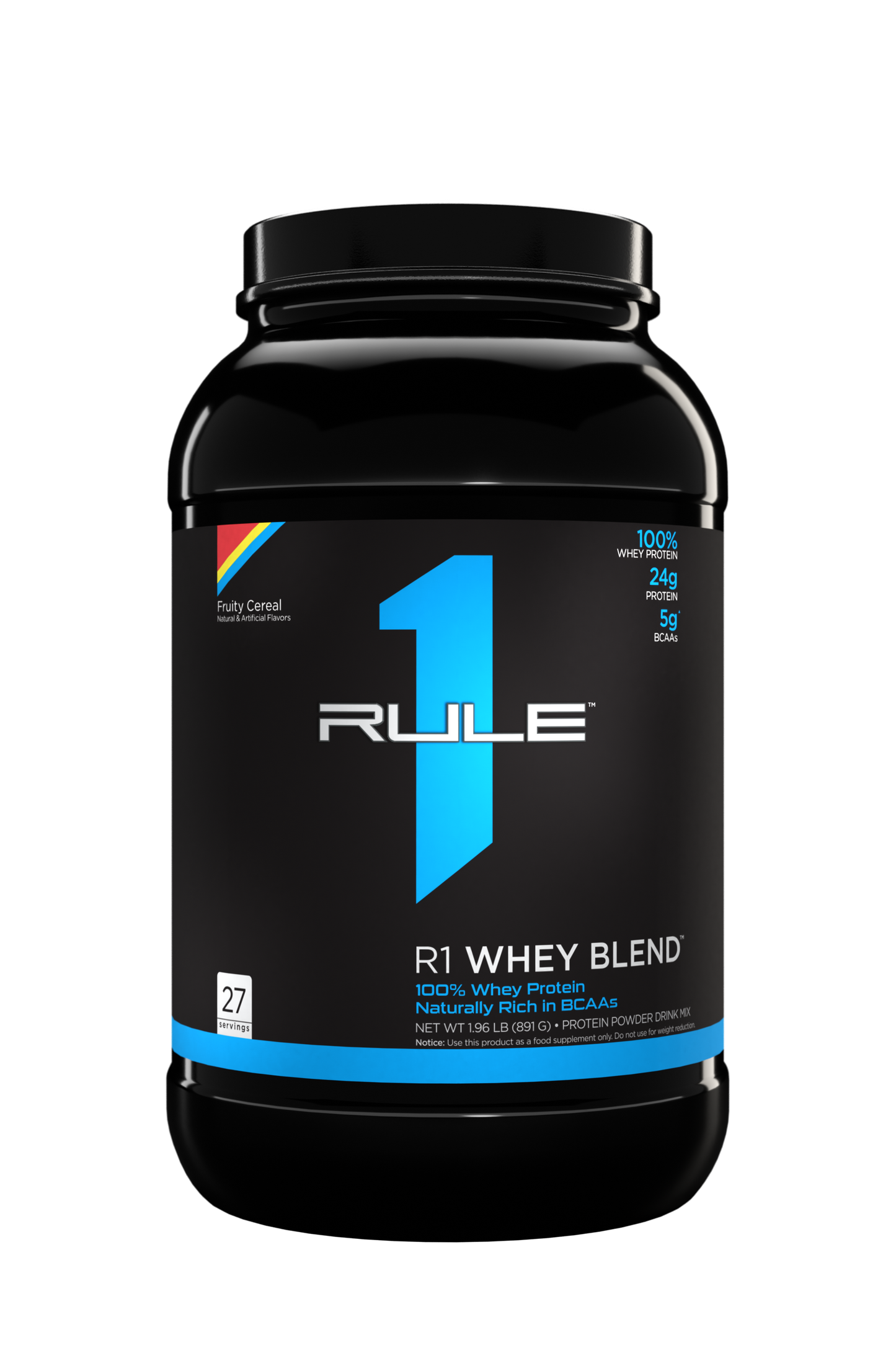 R1 Whey Blend 27 serv Fruity Cereal.